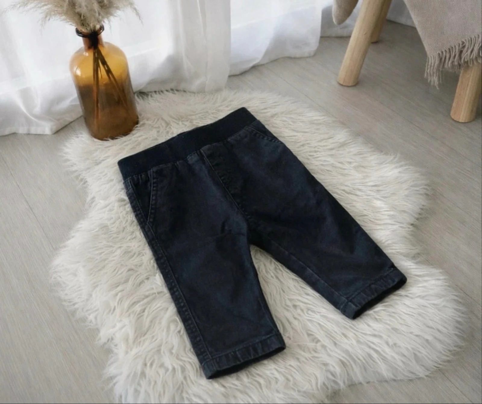 Pantalon bébé Tissaia – 6 mois – Bleu marine